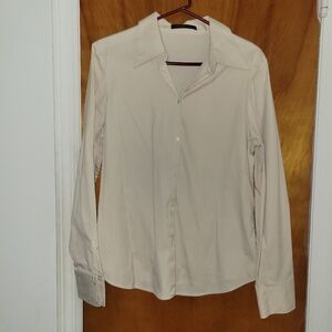 Elie Tahari Button Down Cotton Shirt - Size L